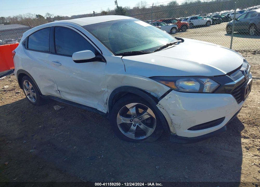 2016 HONDA HR-V LX VIN: 3CZRU5H38GM752201
