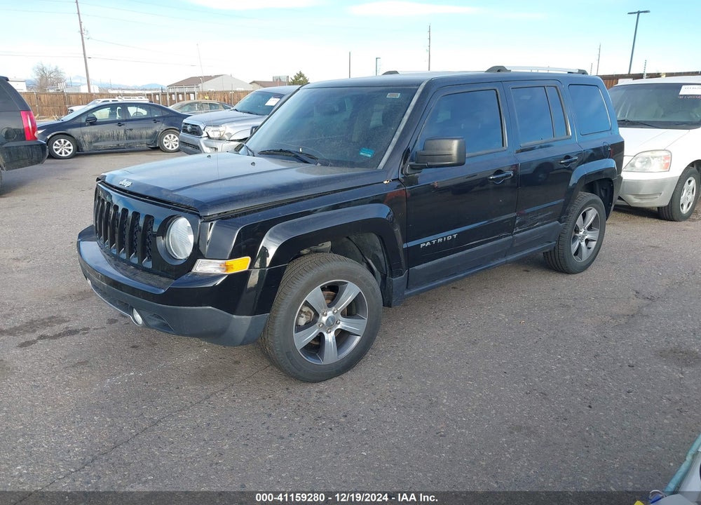 2016 JEEP PATRIOT HIGH ALTITUDE EDITION VIN: 1C4NJRFB6GD619186