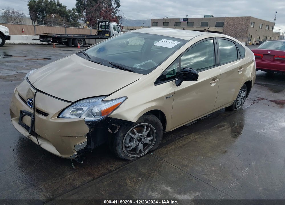 2011 TOYOTA PRIUS TWO VIN: JTDKN3DU2B1477955