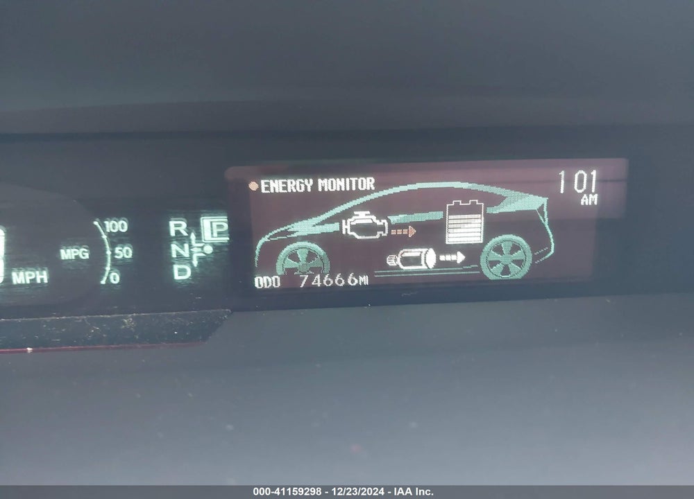 2011 TOYOTA PRIUS TWO VIN: JTDKN3DU2B1477955