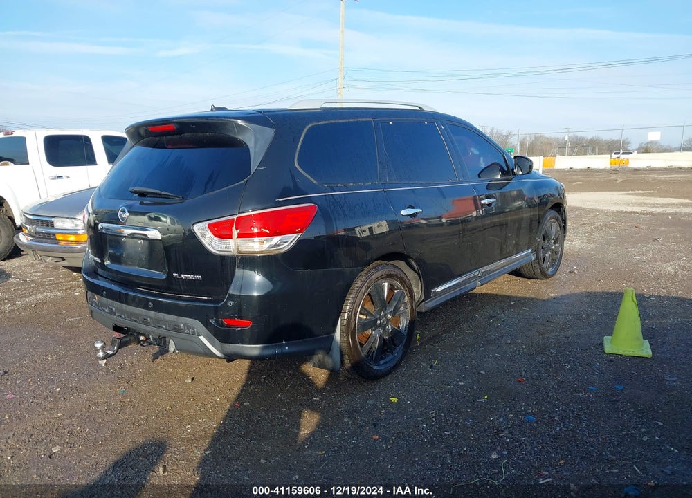 2014 NISSAN PATHFINDER PLATINUM/S/SL/SV VIN: 5N1AR2MN4EC696889