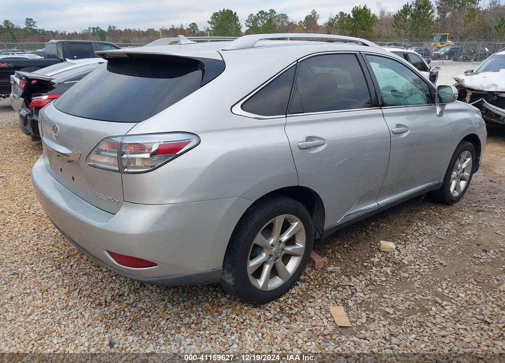 2010 LEXUS RX 350 BASE (A6) VIN: 2T2BK1BA0AC014496