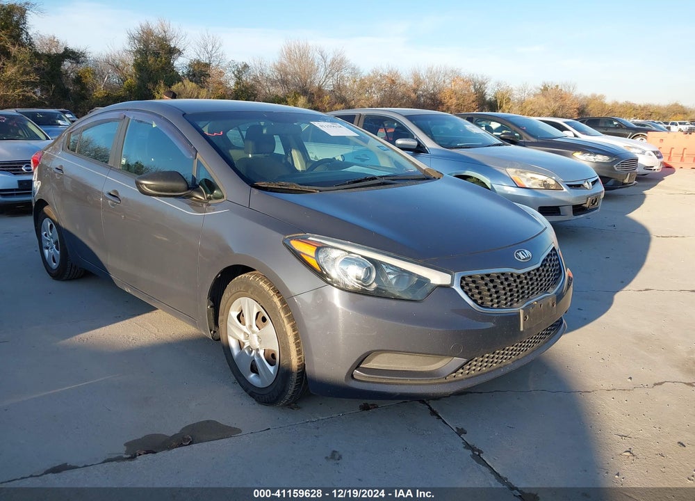 2016 KIA FORTE LX VIN: KNAFK4A60G5586188
