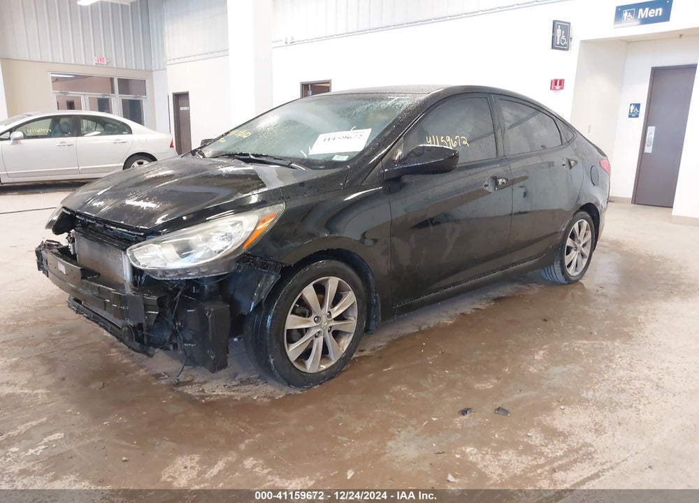 2012 HYUNDAI ACCENT GLS VIN: KMHCU4AE2CU168895