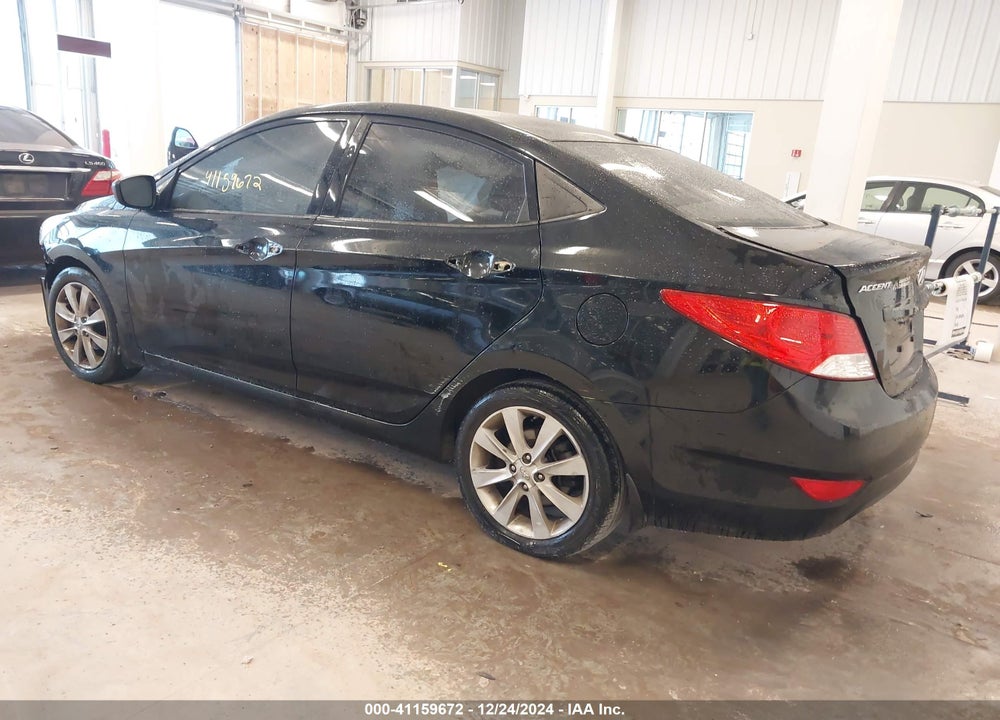 2012 HYUNDAI ACCENT GLS VIN: KMHCU4AE2CU168895