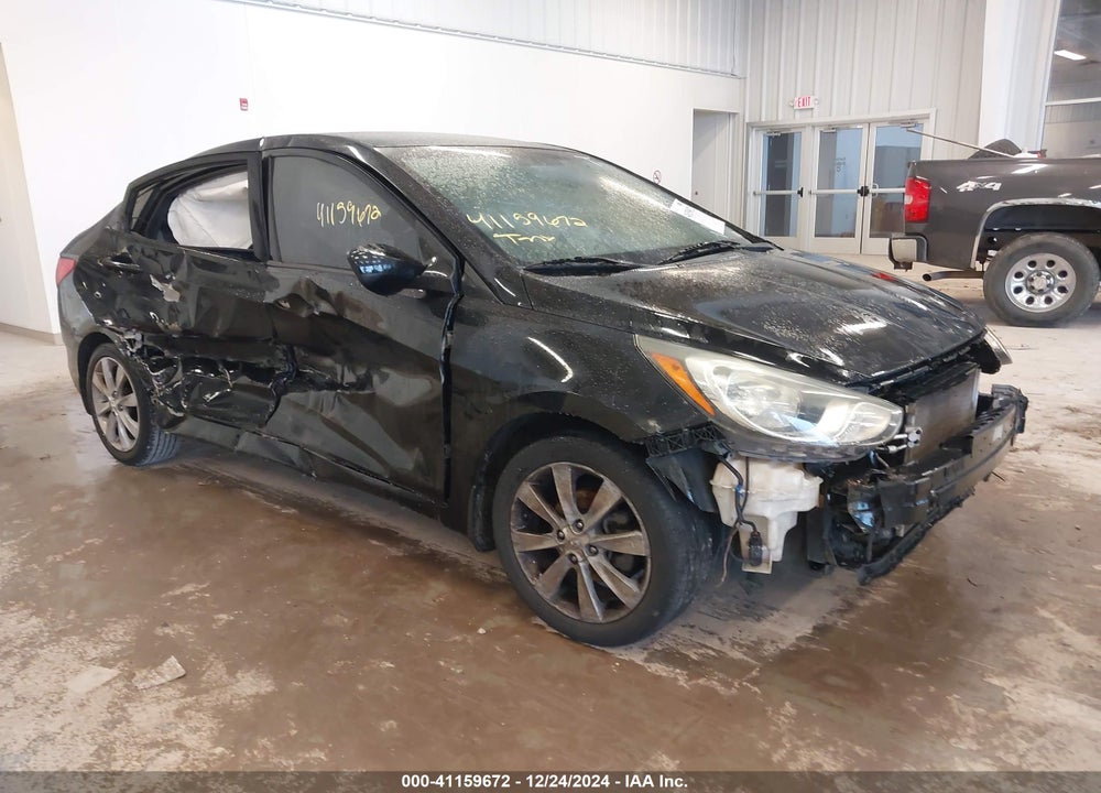 2012 HYUNDAI ACCENT GLS VIN: KMHCU4AE2CU168895