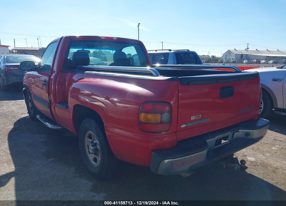 2003 CHEVROLET SILVERADO 1500 LS VIN: 1GCEC14V03Z347305