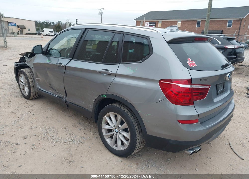 2017 BMW X3 XDRIVE28I VIN: 5UXWX9C31H0W66472
