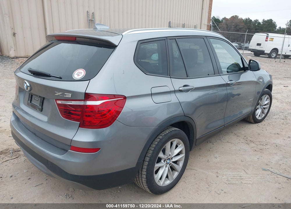 2017 BMW X3 XDRIVE28I VIN: 5UXWX9C31H0W66472