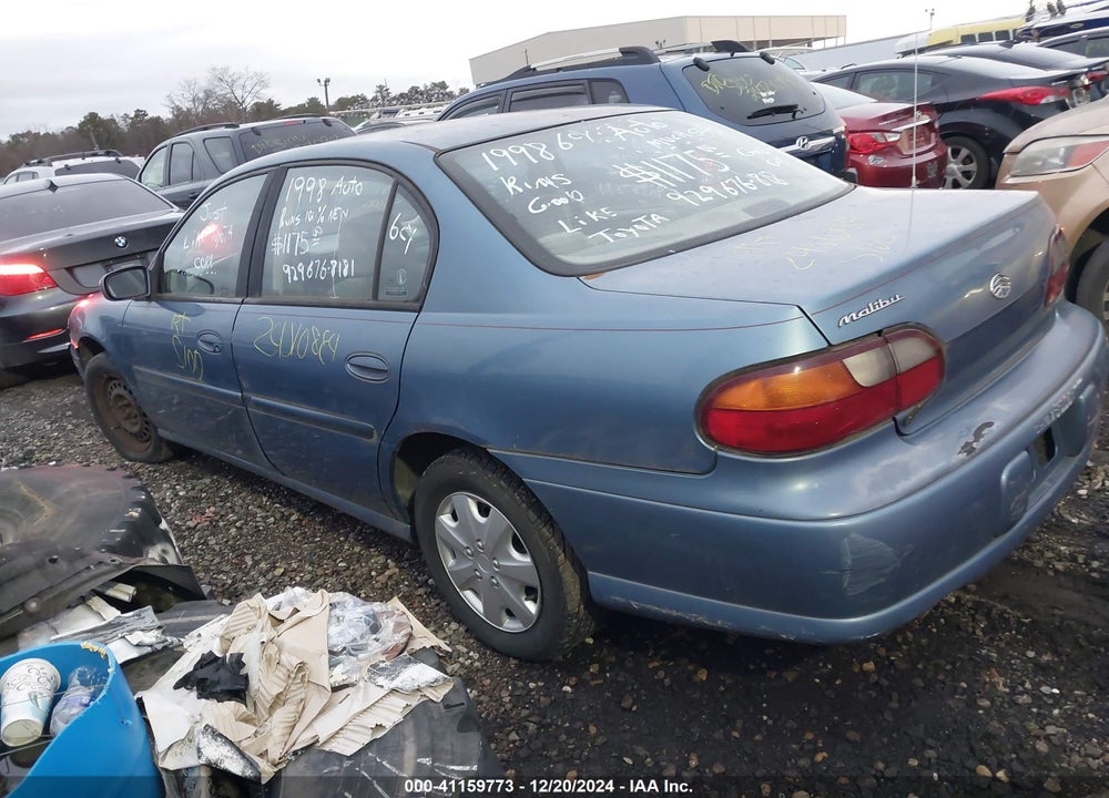 1998 CHEVROLET MALIBU VIN: 1G1ND52M2WY154736