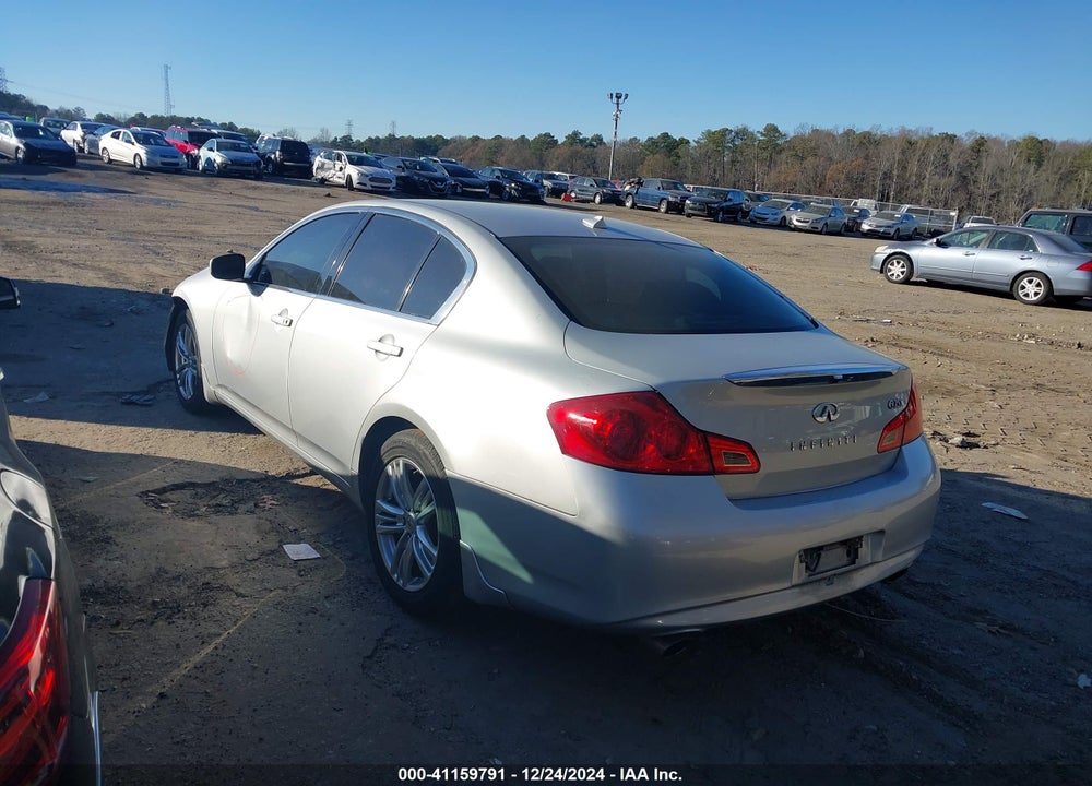 2011 INFINITI G25 VIN: JN1DV6AR8BM452019
