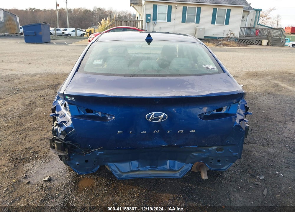 2019 HYUNDAI ELANTRA SEL VIN: 5NPD84LF9KH434764