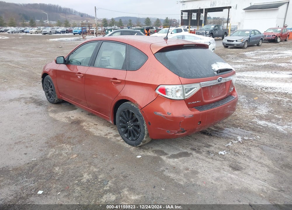 2009 SUBARU IMPREZA VIN: JF1GH60659H805317