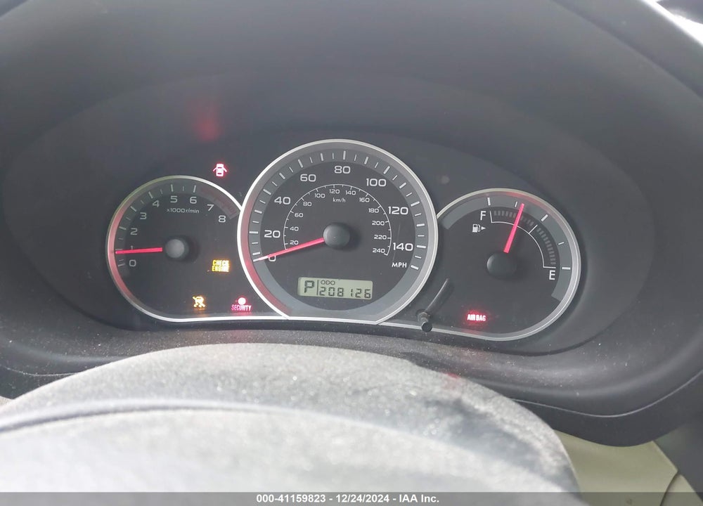 2009 SUBARU IMPREZA VIN: JF1GH60659H805317