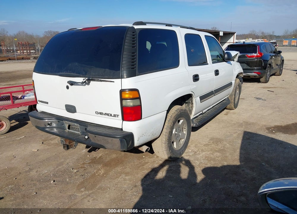 2004 CHEVROLET TAHOE LS VIN: 1GNEK13Z24R247853