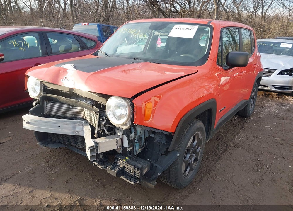 2016 JEEP RENEGADE SPORT VIN: ZACCJAAT5GPD12568