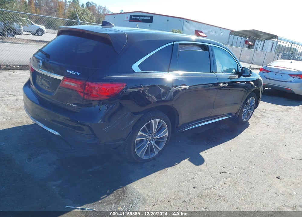 2017 ACURA MDX TECHNOLOGY PACKAGE VIN: 5FRYD4H58HB034391