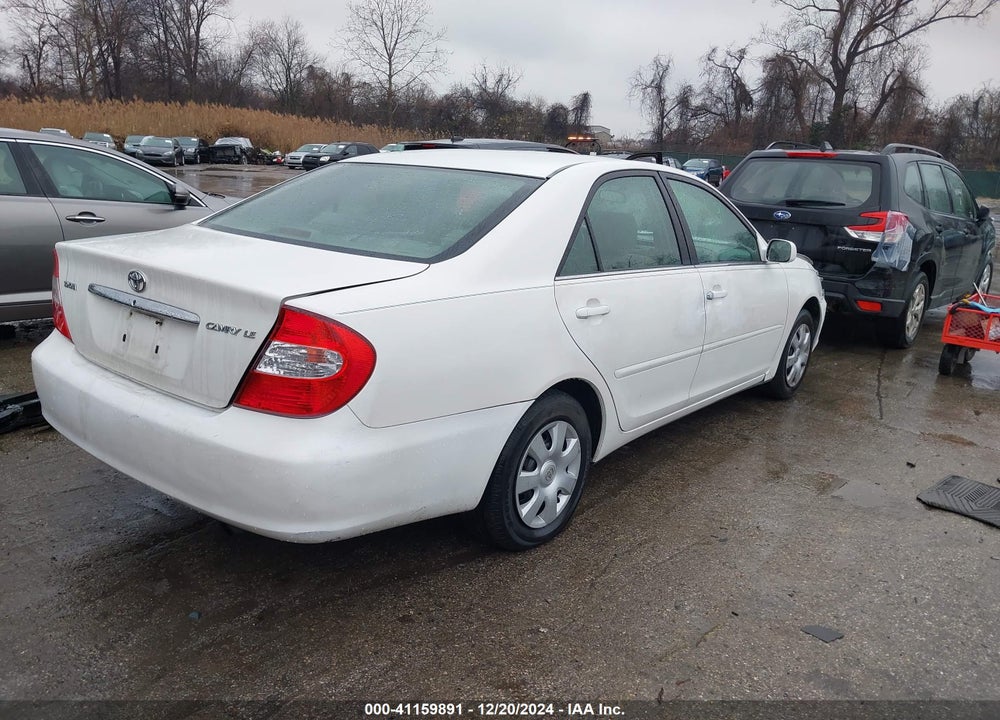 2003 TOYOTA CAMRY LE VIN: 4T1BE32K43U231941