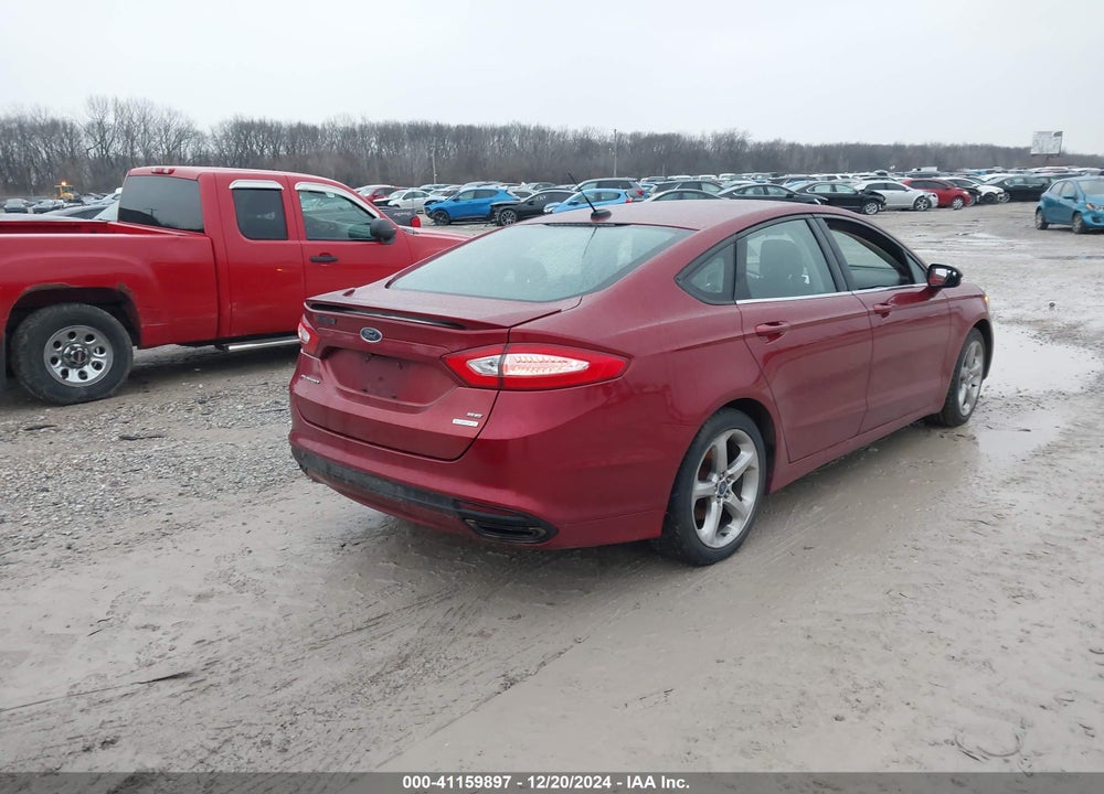 2013 FORD FUSION SE VIN: 3FA6P0H9XDR190037