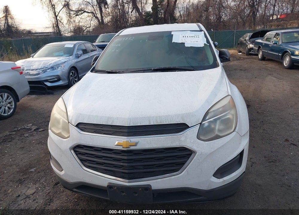 2016 CHEVROLET EQUINOX LS VIN: 2GNALBEK7G1118375