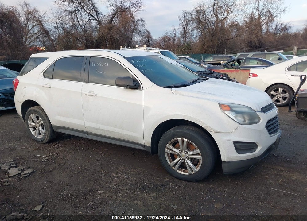 2016 CHEVROLET EQUINOX LS VIN: 2GNALBEK7G1118375
