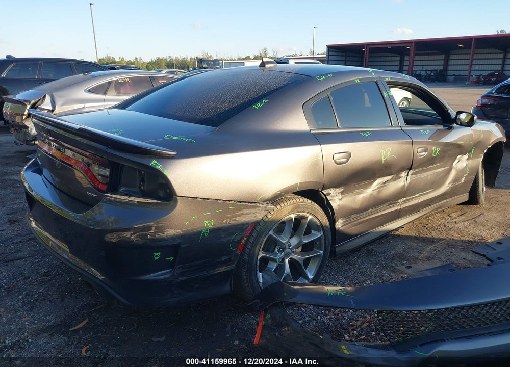 2022 DODGE CHARGER GT RWD VIN: 2C3CDXHGXNH202539