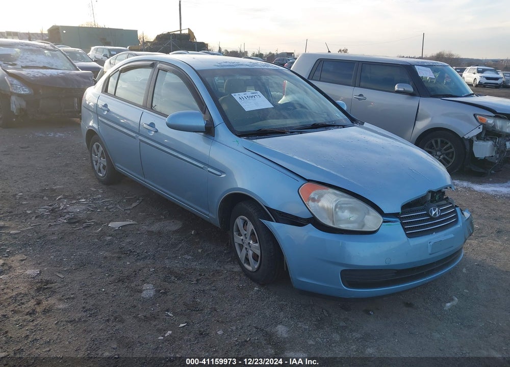 2008 HYUNDAI ACCENT GLS VIN: KMHCN46C48U218286