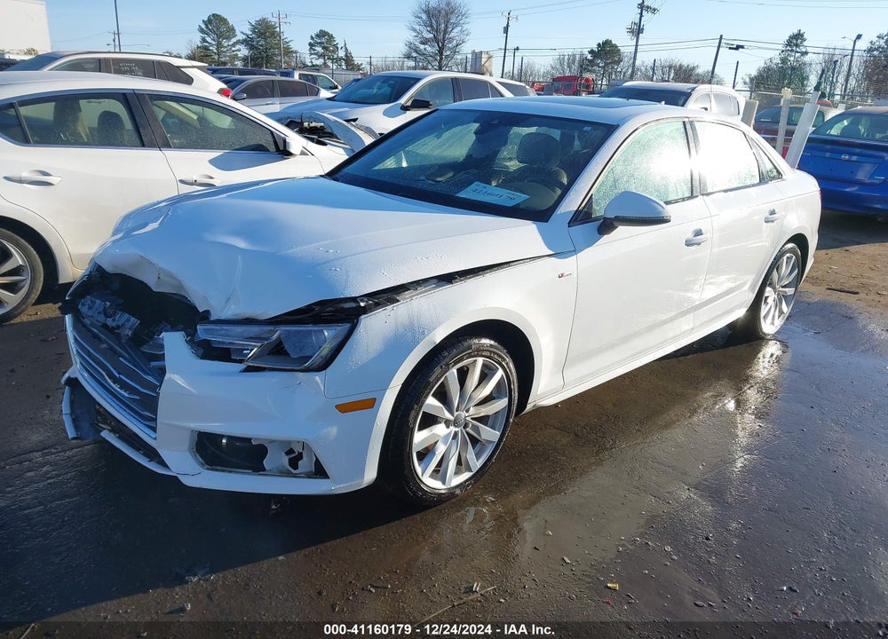 2018 AUDI A4 2.0T TECH ULTRA PREMIUM/2.0T ULTRA PREMIUM VIN: WAUKMAF48JA095252