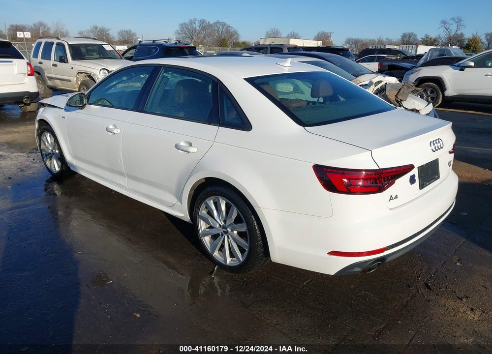 2018 AUDI A4 2.0T TECH ULTRA PREMIUM/2.0T ULTRA PREMIUM VIN: WAUKMAF48JA095252