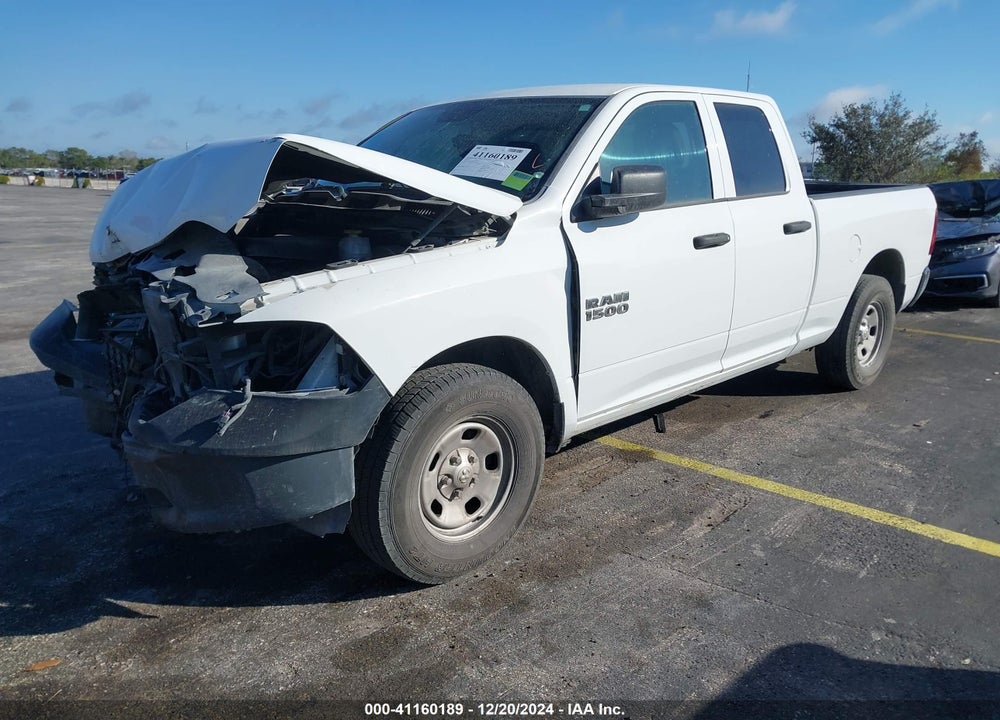 2018 RAM 1500 TRADESMAN 4X2 6'4 BOX VIN: 1C6RR6FG1JS322499