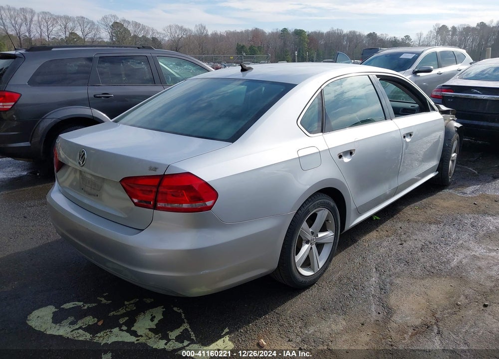 2013 VOLKSWAGEN PASSAT 2.5L SE VIN: 1VWBH7A32DC102632