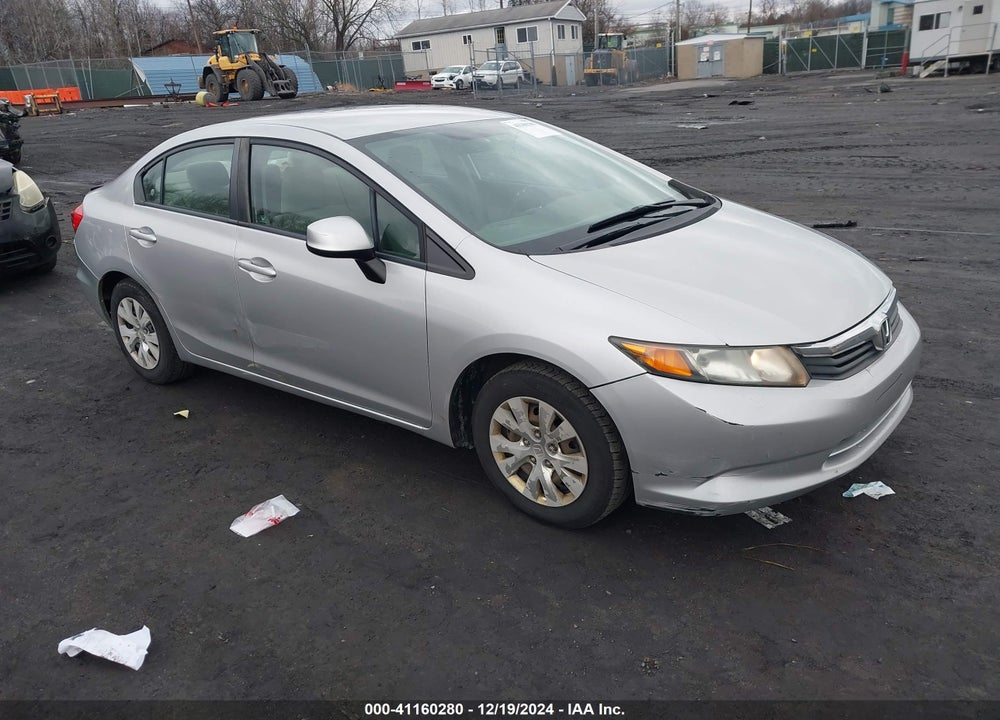 2012 HONDA CIVIC SDN LX VIN: 19XFB2F59CE332503