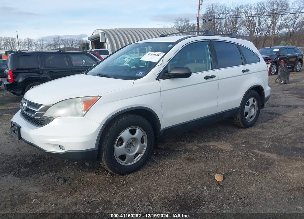 2010 HONDA CR-V LX VIN: 5J6RE4H37AL076498