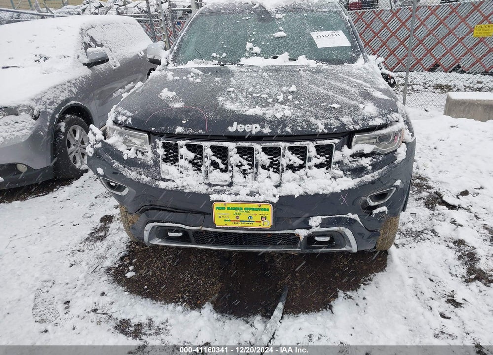 2015 JEEP GRAND CHEROKEE OVERLAND VIN: 1C4RJFCG5FC807427