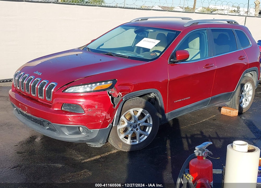 2016 JEEP CHEROKEE LATITUDE VIN: 1C4PJLCB1GW297054