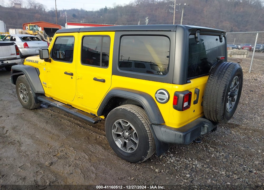 2019 JEEP WRANGLER UNLIMITED SPORT S 4X4 VIN: 1C4HJXDG8KW568514