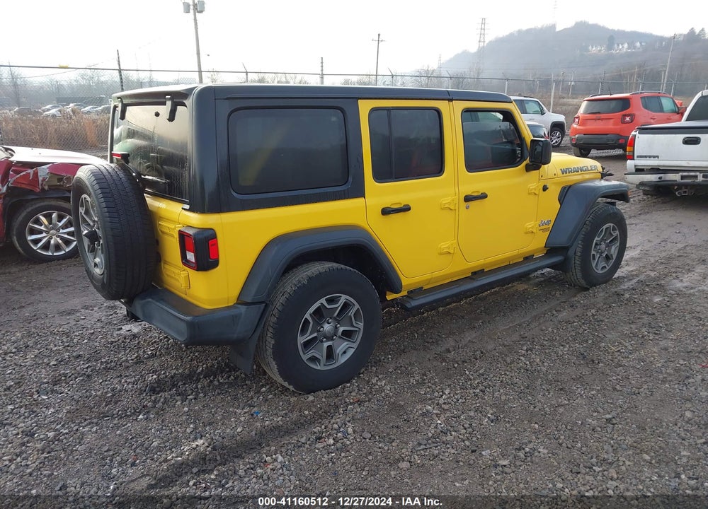 2019 JEEP WRANGLER UNLIMITED SPORT S 4X4 VIN: 1C4HJXDG8KW568514