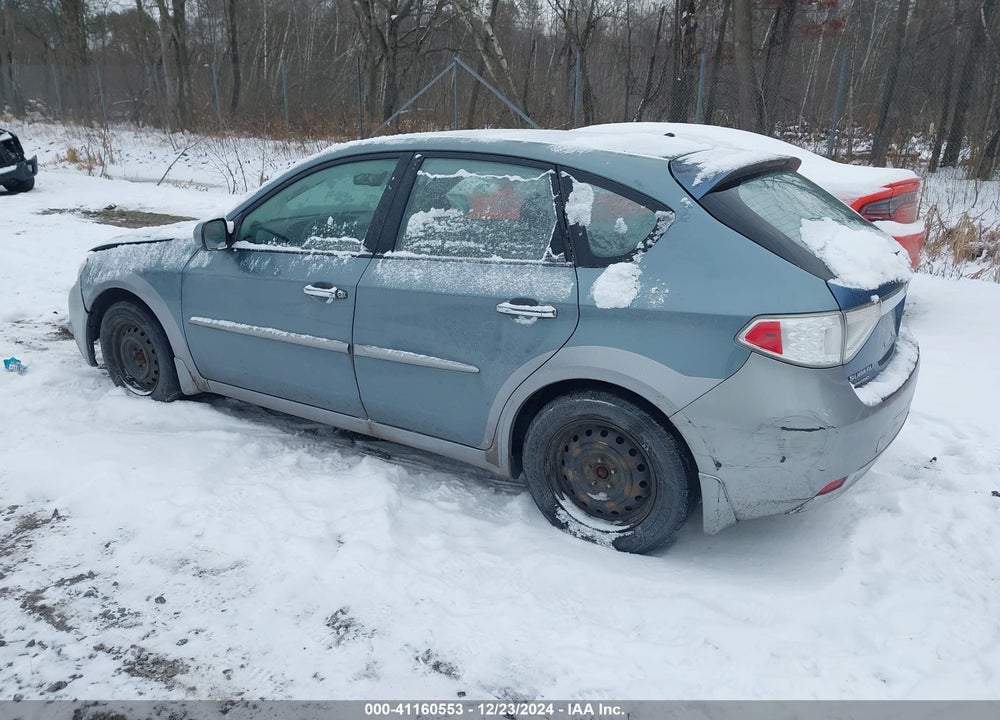 2009 SUBARU IMPREZA OUTBACK SPORT VIN: JF1GH63619H827519