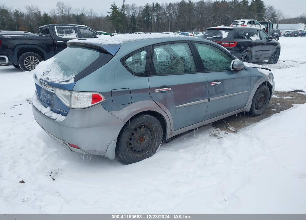 2009 SUBARU IMPREZA OUTBACK SPORT VIN: JF1GH63619H827519