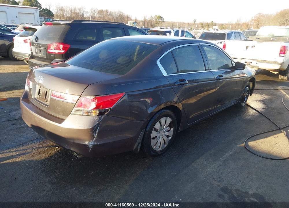 2012 HONDA ACCORD 2.4 LX VIN: 1HGCP2F30CA005401
