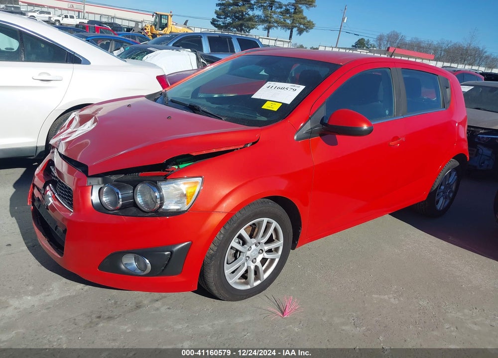 2012 CHEVROLET SONIC 2LT VIN: 1G1JC6SH3C4217923