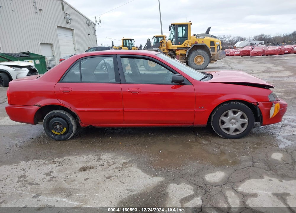 2000 MAZDA PROTEGE DX/LX VIN: JM1BJ2224Y0277889