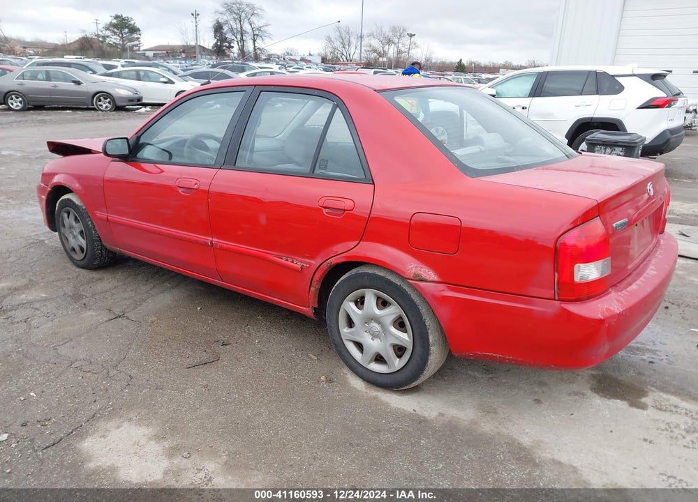 2000 MAZDA PROTEGE DX/LX VIN: JM1BJ2224Y0277889