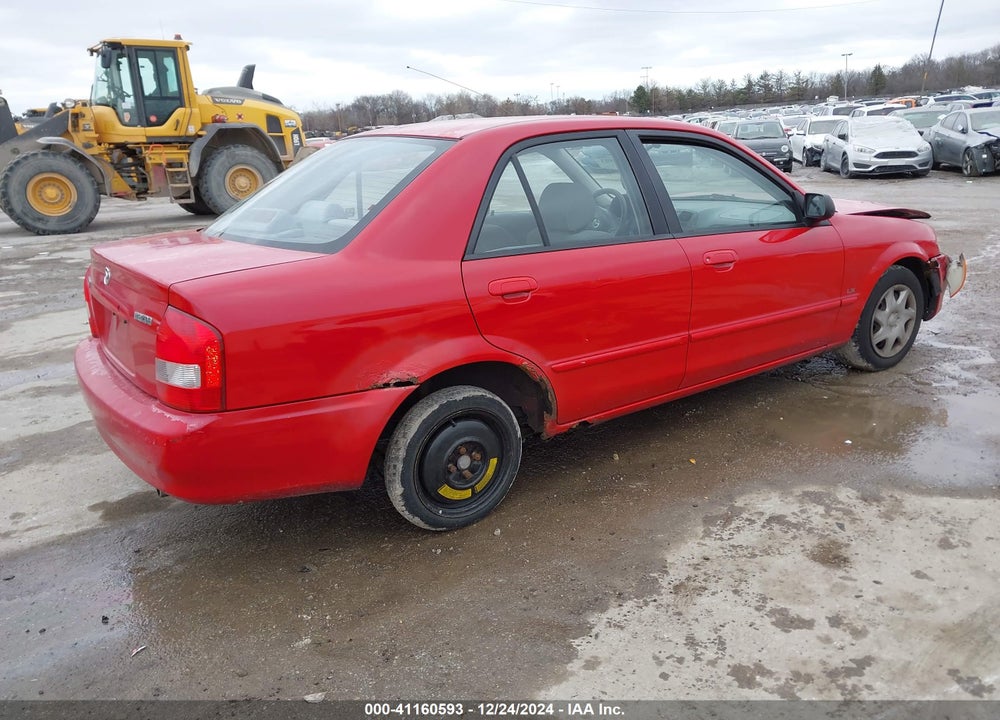 2000 MAZDA PROTEGE DX/LX VIN: JM1BJ2224Y0277889