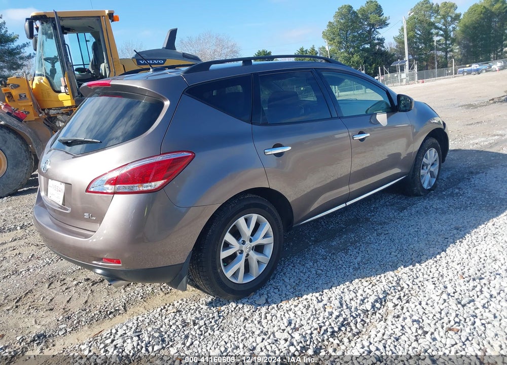 2012 NISSAN MURANO SL VIN: JN8AZ1MU6CW117830