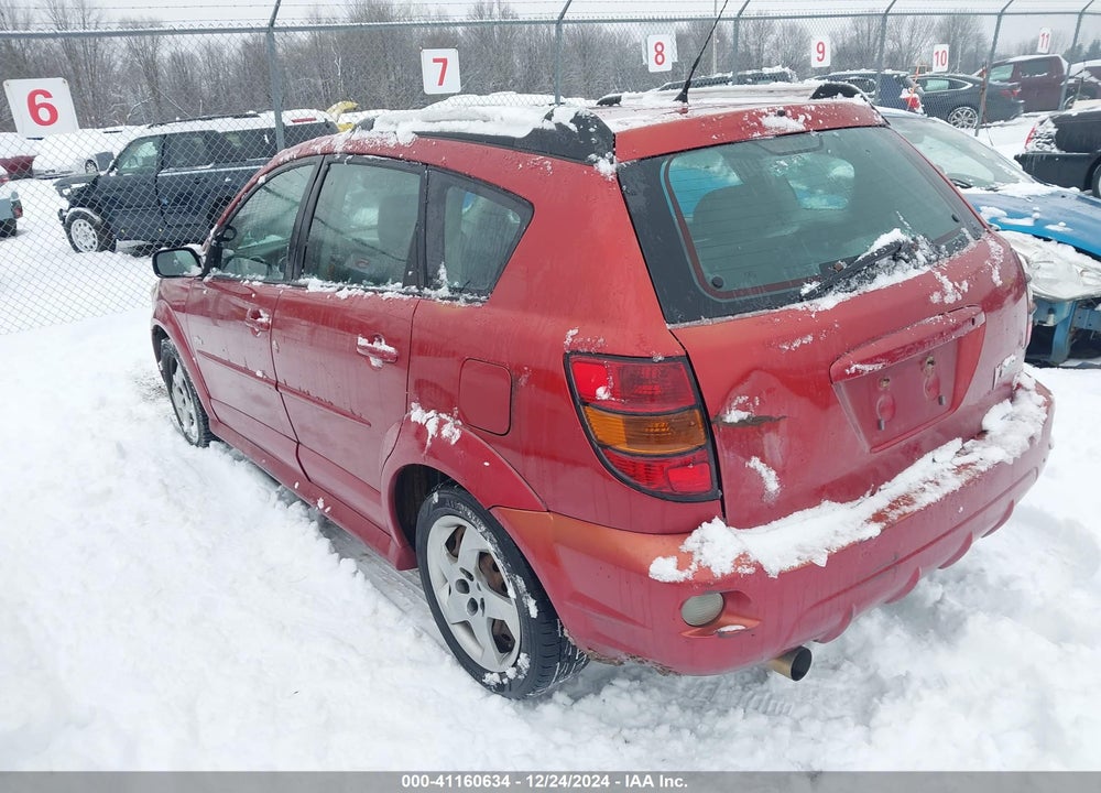 2008 PONTIAC VIBE VIN: 5Y2SL65848Z412303