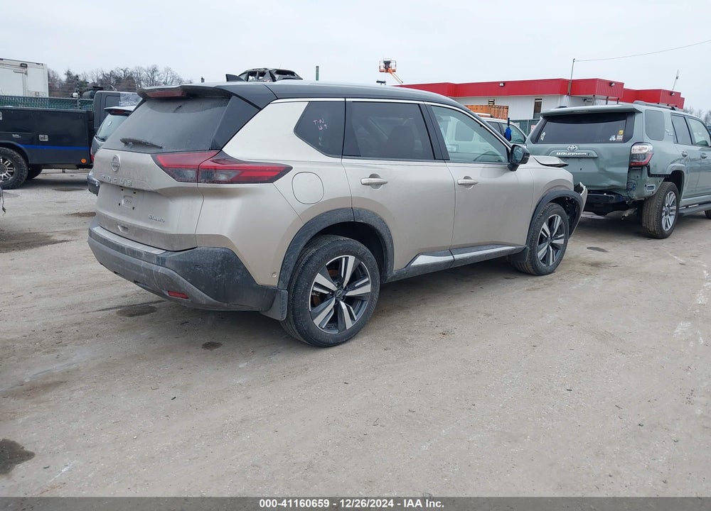 2022 NISSAN ROGUE SL INTELLIGENT AWD VIN: JN8BT3CB0NW334200