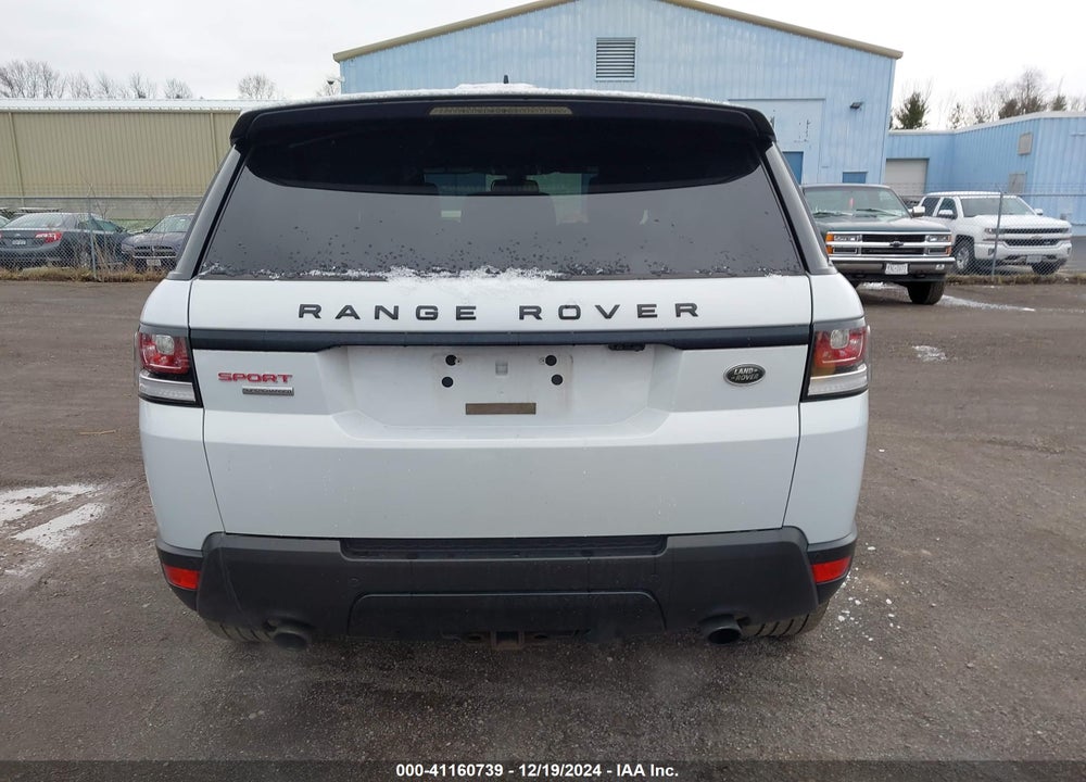 2016 LAND ROVER RANGE ROVER SPORT VIN: SALWR2EF9GA563912