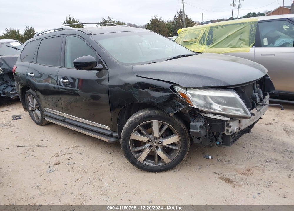 2013 NISSAN PATHFINDER PLATINUM VIN: 5N1AR2MMXDC668780