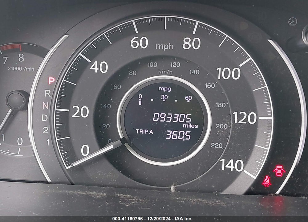 2012 HONDA CR-V LX VIN: 5J6RM4H3XCL016401